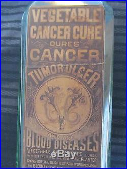 Ultra Rare V. C. C. Nice $10.00 Mason's Vegetable Cancer Cure Labeled Chatham, N. Y