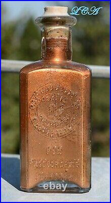 UNIQUE antique EASTMAN KODAK bottle TONING SOLUTION Rochester N Y PHOTOGRAPHY
