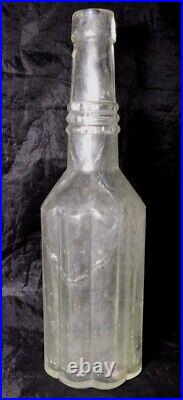 Unembossed Wells, Miller & Provost New York Pepper Sauce Bottle Civil War 1864