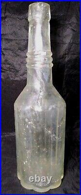 Unembossed Wells, Miller & Provost New York Pepper Sauce Bottle Civil War 1864