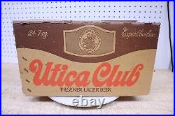 Utica Club Pilsener Lager Brown Beer Bottle 7 oz. West End Brewing Utica, NY Box