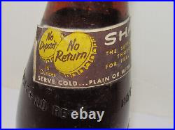 VINTAGE 1960s'BIG C' CHOCOLATE SODA BOTTLE! UNOPENED! 16 OZ! L. I. C, NY! SHAKE