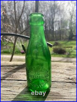 VINTAGE House Brothers Beverages Rochester, NY Rare Small Size drink bottle