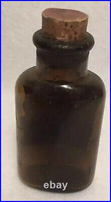 VINTAGE MEDICINE BOTTLE Burroughs Welcome & Co. New York Rare Poison