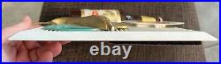 VINTAGE SCHAEFER BEER 3D PLASTIC SIGN With BOTTLE / LABEL / CAP & FISH BROOKLYN NY