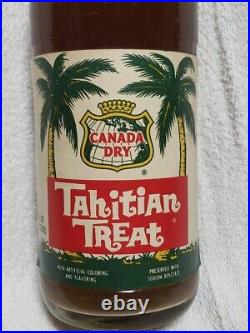 VINTAGE TAHITIAN TREAT SODA POP BOTTLE UNOPENED CANADA DRY 28 oz BUFFALO NY