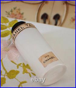 VTG 1940s WITH DOT Chanel No. 5 Talcum Powder 3 Oz Shaker New York Distributor