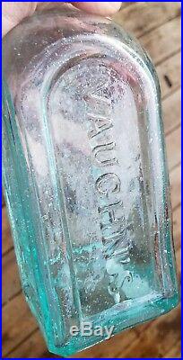 Vaughn's Vegetable Mixture Bottle Antique Medicine New York LIKE CARVED ICE