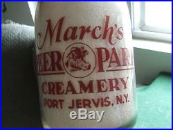 Very Nice Baby Face ACL Milk Bottle WITH Nursery Rhyme - Port Jervis, N. Y