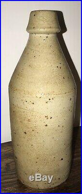 Very Nice Newburgh NY Cobalt Script Stoneware Beer Bottle Cunningham & Powers