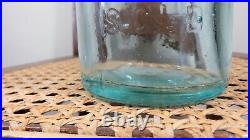 Very Rare Whittled Large Pretty Light Blue Ok Bottling Blob Top Bottle New York