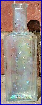 Victorian Era Bottle Dr Kilmer's Indian Cough Cure Consumption Oil Binghamton Ny