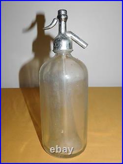 Vintage 11 High W Wolk Bottling Works Bronx Ny Glass Seltzer Bottle