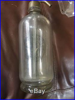 Vintage 12 High Thomas Monroe Herkimer Ny Seltzer Bottle 1893