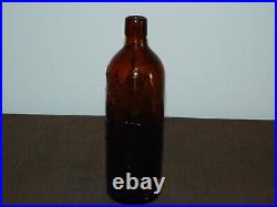 Vintage 1886 The Duffy Malt Whiskey Co Rochester Ny Liquor Bottle Empty