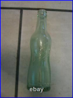 Vintage 1920's Aqua Pepsi Cola Double Dot 6-1/2 ounce Pinch Peanut Amsterdam NY