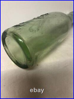 Vintage 1930s Coca Cola Bottling Works Bottle Binghamton NY Green Color