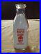 Vintage 1963 Maple Dairy H Higgins W. Sand Lake Ny 1 Qt Milk Bottle