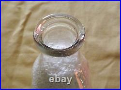 Vintage 1963 Maple Dairy H Higgins W. Sand Lake Ny 1 Qt Milk Bottle