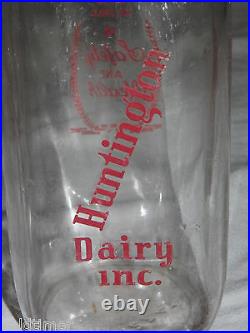 Vintage 1966 Huntington Dairy Inc Ny LI 1 Quart Milk Bottle