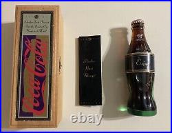 Vintage 1992 Coke Coca-Cola Bottle + Box Berleca New York Fashion Invitation