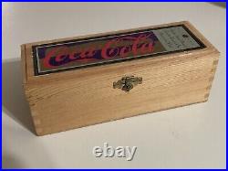 Vintage 1992 Coke Coca-Cola Bottle + Box Berleca New York Fashion Invitation