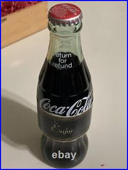 Vintage 1992 Coke Coca-Cola Bottle + Box Berleca New York Fashion Invitation