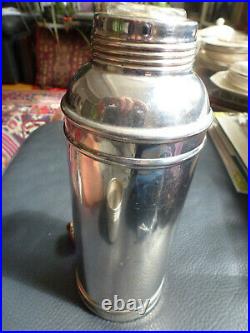Vintage About 100 Years Old American Thermos Bottle Co Nickel / Brass New York