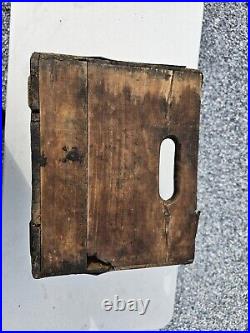 Vintage Advertising Wooden Crate Dodds Alderney Farm Dairy Buffalo New York