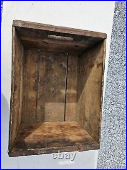 Vintage Advertising Wooden Crate Dodds Alderney Farm Dairy Buffalo New York