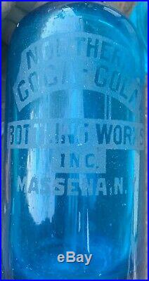 Vintage Antique Seltzer Bottles Coca Cola NY, Blue, Turquoise, Brooklyn, Spray