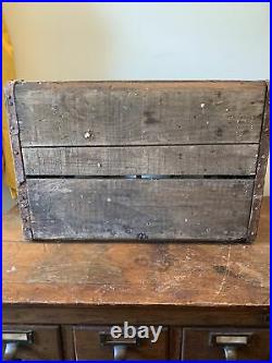 Vintage Antique Walshs ROOT & BIRCH BEER SODA Bottle Wood Box Crate ALBANY, NY