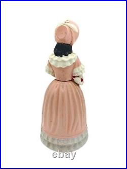 Vintage Avon Fashion Figurine Victorian Brocade Cologne Perfume Bottle New York