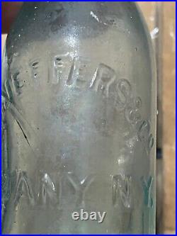 Vintage Bottle TC Jeffers and Company Albany NY