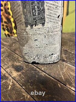 Vintage C. 1880 Warners Safe Cure Paper Label Bottle Can Tin Sign Rochester Ny