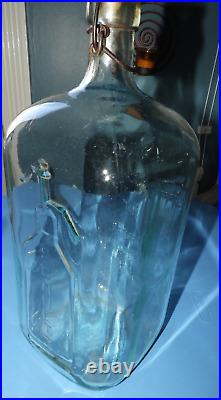 Vintage Carl H Schultz Six Pints NY Aerated Distilled Water Bottle Jug with top