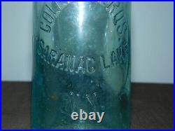 Vintage Collins Bros Saranac Lake Ny Soda Bottle