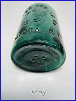 Vintage Congress Spring Water Company Glass Bottle Saratoga NY