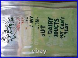 Vintage Dzembo's Dairy Troy Ny 1 Quart Milk Bottle