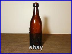 Vintage E C Rosche Abc Sparkling Lager Albany Ny Brown Beer Bottle