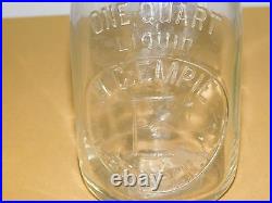 Vintage H C Empie Liberty Ny 1 One Quart Milk Bottle