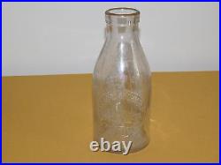 Vintage Isaac W Rushmore Brooklyn Ny 1 One Quart Milk Bottle