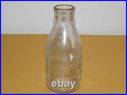 Vintage Isaac W Rushmore Brooklyn Ny 1 One Quart Milk Bottle