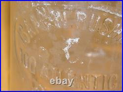 Vintage Isaac W Rushmore Brooklyn Ny 1 One Quart Milk Bottle