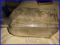 Vintage J. M Bell & Co. New York Square Bottle