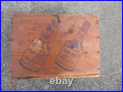 Vintage Johann Hoff's Malt Extract Bottle Crate Box Eisner & Mendelson New York