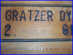 Vintage Milk Crate Gratzer Dairy Syracuse NY 1961 Mint Jug Holder Porch Wine'61