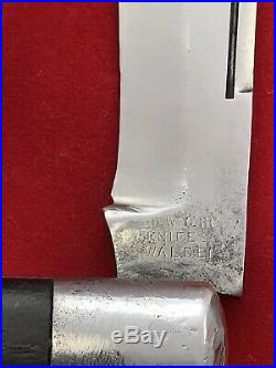 Vintage New York Knife Co Walden 1 Blade Large Coke Bottle Knife 1856-1931 RARE