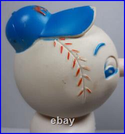 Vintage New York Mets Mr. Met Let's Go Mets Empty Bubble Fun Bath Bottle Figure