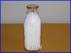 Vintage Old 1950 Joyhaven Dairy Harpursville Ny 1 One Quart Milk Bottle